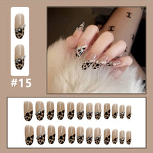 Load image into Gallery viewer, 24pcs/set Small Fresh Nail Pieces Fake Nail Patches Multicolor Removable Fake Nails Nail Art Accessories