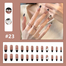 Load image into Gallery viewer, 24pcs/set Multicolor Small Fresh Nail Patches Fake Nail Pieces Detachable Fake Nails Nail Art Accessories