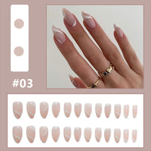 Load image into Gallery viewer, 24pcs/set Multicolor Personalized Nail Patches Nail Pieces Removable Fake Nails Extensions Nail Art Accessories