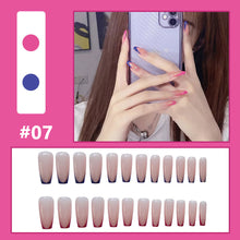 Load image into Gallery viewer, 24pcs/set Multicolor Personalized Nail Patches Nail Pieces Removable Fake Nails Extensions Nail Art Accessories