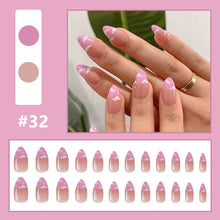 Load image into Gallery viewer, 24pcs/set Multicolor Personalized Nail Patches Nail Pieces Removable Fake Nails Extensions Nail Art Accessories