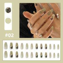 Load image into Gallery viewer, 24pcs/set Multicolor Nail Patches Personalized Nail Pieces Removable Fake Nails Extensions Nail Art Accessories