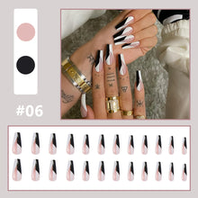Load image into Gallery viewer, 24pcs/set Multicolor Nail Patches Personalized Nail Pieces Removable Fake Nails Extensions Nail Art Accessories