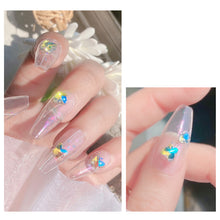 Load image into Gallery viewer, 10pcs/set Nail Art Accessories Crystal Butterfly Aurora Transparent Symphony Nail Art Decoration Manicure Jewelry
