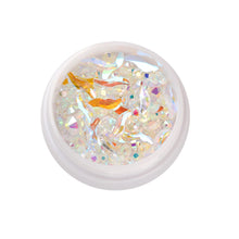 Load image into Gallery viewer, S-shaped Flat Bottom Shaped Rhinestone Nail Jewelry Aurora Symphony Glass Rhinestone Mix Nail Art Decoration