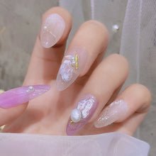 Load image into Gallery viewer, 1 Box Natural Shell Mica Nail Art Jewelry Symphony Nail Stickers Nail Art Accessories Manicure Decorations