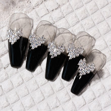 Load image into Gallery viewer, Nail Art Heart Diamond Jewelry Shiny Heart Shaped Zircon Nail Decorative Diamond Accessories Manicure Ornaments