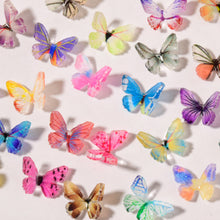 Load image into Gallery viewer, 1 Box Nail Art Stereo Butterfly Jewelry Acrylic Mini Nail Small Butterfly Jewelry Nail Art Decoration Manicure Accessories