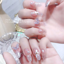 Load image into Gallery viewer, 1 Box Nail Art Stereo Butterfly Jewelry Acrylic Mini Nail Small Butterfly Jewelry Nail Art Decoration Manicure Accessories