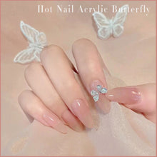 Load image into Gallery viewer, 1 Box Nail Art Stereo Butterfly Jewelry Acrylic Mini Nail Small Butterfly Jewelry Nail Art Decoration Manicure Accessories