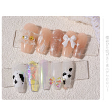 Load image into Gallery viewer, 1 Set Nail Art Jewelry Bow Aurora Bear Rhinestone Pearl Mixed Nail Decoration Manicure Accessories Nail Art Ornaments