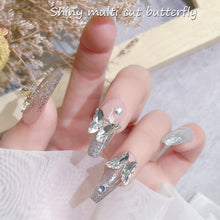 Load image into Gallery viewer, 20pcs Nail Art Crystal Butterfly Wing Jewelry Shiny Three-dimensional Stitching Butterfly Nail Sticker Jewelry Manicure Accessories