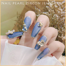 Load image into Gallery viewer, Nail Art Zircon Jewelry Bow Pearl Flower Butterfly Nail Jewelry Nail Art Decoration Manicure Accessories