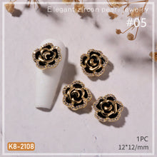 Load image into Gallery viewer, Nail Art Zircon Jewelry Bow Pearl Flower Butterfly Nail Jewelry Nail Art Decoration Manicure Accessories