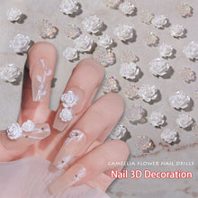 Load image into Gallery viewer, 30pcs Nail Art Camellia Jewelry Resin Nail Decoration Symphony Three-dimensional Flower Manicure Accessories