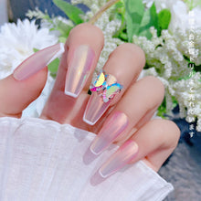 Load image into Gallery viewer, Nail Art Crystal Butterfly Jewelry Gold Edge Metal Rhinestone Three-dimensional Nail Butterfly Jewelry Nail Art Decoration
