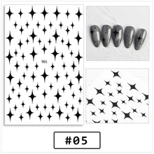 Load image into Gallery viewer, Nail Art Love Stickers Small Fresh Stars Adhesive Nail Stickers Manicure Accessories Nail Art Decoration