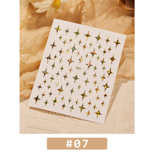 Load image into Gallery viewer, Nail Art Love Stickers Small Fresh Stars Adhesive Nail Stickers Manicure Accessories Nail Art Decoration