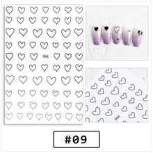 Load image into Gallery viewer, Nail Art Love Stickers Small Fresh Stars Adhesive Nail Stickers Manicure Accessories Nail Art Decoration