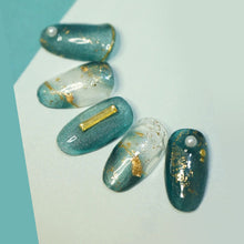 Load image into Gallery viewer, Nail Art Jewelry Gold Foil Wire Gold and Silver Foil Fragments Nail DIY Decorative Tin Foil Nail Art Decoration
