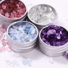 Load image into Gallery viewer, Natural Nail Crystal Stone Jewelry Strawberry Crystal White Crystal Irregular Gravel DIY Manicure Decoration