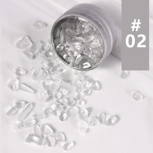 Load image into Gallery viewer, Natural Nail Crystal Stone Jewelry Strawberry Crystal White Crystal Irregular Gravel DIY Manicure Decoration