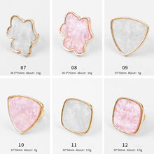Load image into Gallery viewer, Faux Shell Rings Palette Nail Paint Palette Resin Palette Manicure Draw Paint Tool Nail Art Accessories