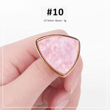Load image into Gallery viewer, Faux Shell Rings Palette Nail Paint Palette Resin Palette Manicure Draw Paint Tool Nail Art Accessories