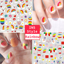 Load image into Gallery viewer, Cute Nail Decoration Stickers Durable Adhesive Nail Stickers Creative Fashion Nail Art Decoration Accessories