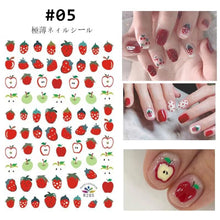 Load image into Gallery viewer, Cute Nail Decoration Stickers Durable Adhesive Nail Stickers Creative Fashion Nail Art Decoration Accessories