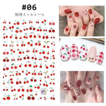 Load image into Gallery viewer, Cute Nail Decoration Stickers Durable Adhesive Nail Stickers Creative Fashion Nail Art Decoration Accessories