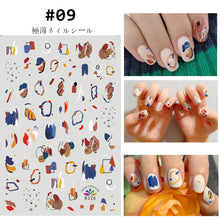 Load image into Gallery viewer, Cute Nail Decoration Stickers Durable Adhesive Nail Stickers Creative Fashion Nail Art Decoration Accessories