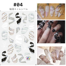 Load image into Gallery viewer, Ribbon Nail Stickers Creative Fashion Nail Stickers Durable Adhesive Nail Art Decoration Stickers Manicure Accessories