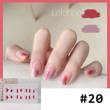 Load image into Gallery viewer, 14pcs/Sheet Nail Art Stickers Rainbow Doodle Water Ripple Nail Stickers Waterproof Durable Nail Stickers Manicure Art Accessories