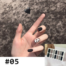 Load image into Gallery viewer, 14pcs/Sheet Small Fresh Nail Stickers Leopard Print Nail Stickers Waterproof Tearable Nail Stickers Nail Art Accessories