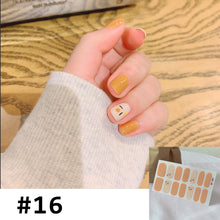 Load image into Gallery viewer, 14pcs/Sheet Small Fresh Nail Stickers Leopard Print Nail Stickers Waterproof Tearable Nail Stickers Nail Art Accessories