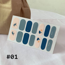Load image into Gallery viewer, 14pcs/Sheet Small Fresh Nail Stickers Leopard Print Nail Stickers Waterproof Tearable Nail Stickers Nail Art Accessories