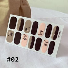 Load image into Gallery viewer, 14pcs/Sheet Small Fresh Nail Stickers Leopard Print Nail Stickers Waterproof Tearable Nail Stickers Nail Art Accessories