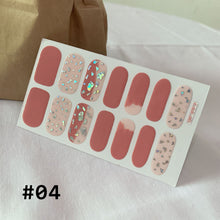 Load image into Gallery viewer, 14pcs/Sheet Small Fresh Nail Stickers Leopard Print Nail Stickers Waterproof Tearable Nail Stickers Nail Art Accessories
