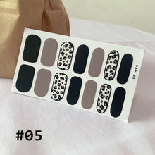 Load image into Gallery viewer, 14pcs/Sheet Small Fresh Nail Stickers Leopard Print Nail Stickers Waterproof Tearable Nail Stickers Nail Art Accessories