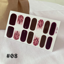 Load image into Gallery viewer, 14pcs/Sheet Small Fresh Nail Stickers Leopard Print Nail Stickers Waterproof Tearable Nail Stickers Nail Art Accessories