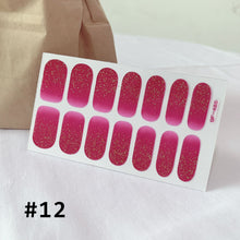 Load image into Gallery viewer, 14pcs/Sheet Small Fresh Nail Stickers Leopard Print Nail Stickers Waterproof Tearable Nail Stickers Nail Art Accessories