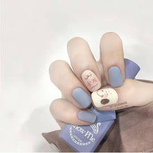 Load image into Gallery viewer, 14pcs/Sheet Cartoon Hand-painted Frosted Graffiti Nail Stickers Hit Color Nail Stickers Waterproof Tearable Nail Stickers Manicure Decoration