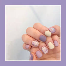 Load image into Gallery viewer, 14pcs/Sheet Cartoon Hand-painted Frosted Graffiti Nail Stickers Hit Color Nail Stickers Waterproof Tearable Nail Stickers Manicure Decoration