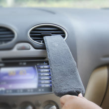 Load image into Gallery viewer, Universal Car Cleaning Brush Dashboard Vent Detailing Cleaning Cloth Tool Auto Accessories Coral Fleece