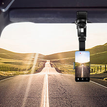 Load image into Gallery viewer, 1080 Degree Rotatable Car Phone Holder Multifunctional Auto Rearview Mirror Seat Hanging Clip Bracket Cell Phone Holder