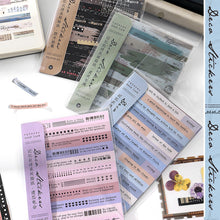 Load image into Gallery viewer, 6pcs PET English Phrase for Diary Stationery Supplies Planner Stickers Bullet Journal Scrapbooking Label Stickers