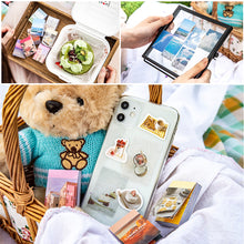 Load image into Gallery viewer, 50pcs Aesthetic Scenery Sticky Book Style Deco Stationery Scrapbooking Decorative background Stickers Sticky Notes
