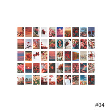 Load image into Gallery viewer, 50pcs Aesthetic Scenery Sticky Book Style Deco Stationery Scrapbooking Decorative background Stickers Sticky Notes