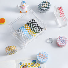 Load image into Gallery viewer, 3M/Roll Checkerboard Washi Tape Creative Masking Tape INS DIY Scrapbooking Diary Decorative Stationery Supplies